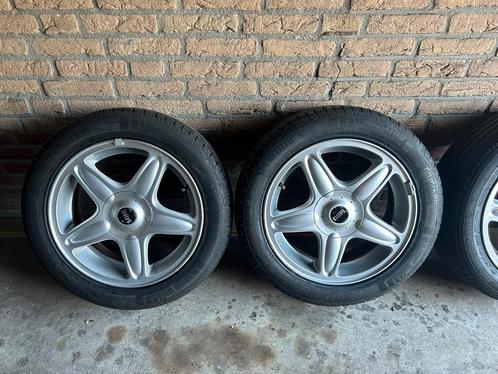 16 inch originele Mini velgen met banden in zeer goede staat, Auto-onderdelen, Banden en Velgen, Zomerbanden, 16 inch, 195 mm