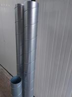 Metalen Buizen 125mm + Flexibel Stuk 1mtr, Doe-het-zelf en Verbouw, Ventilatie en Afzuiging, Ophalen of Verzenden, Gebruikt