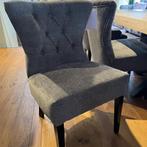 UrbanSofa stoel Aniston in Charcoal, Hout, Twee, Overige kleuren, Nieuw