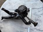 Zware grote antieke bronzen Engel putti, Antiek en Kunst, Ophalen of Verzenden