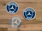 Mercedes Benz auto blauw wit logo patch vintage embleem 2, Verzamelen, Nieuw, Ophalen of Verzenden