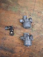 2 incomplete 10mm Bing carburateurs en 1 spruitstuk, Ophalen of Verzenden, Gebruikt, Carburateur