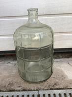 Grote glazen vaas lichtgroen glas, Huis en Inrichting, Woonaccessoires | Stolpen, Ophalen of Verzenden, Gebruikt