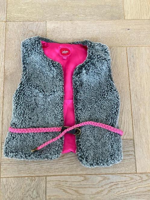 ZGAN gilet van teddystof Little Miss Juliette maat 98/104, Kinderen en Baby's, Kinderkleding | Maat 98, Zo goed als nieuw, Meisje