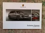 Brochure Porsche Cayenne Exclusive 2012 Nederlandstalig, Porsche, Ophalen of Verzenden, Zo goed als nieuw, Porsche