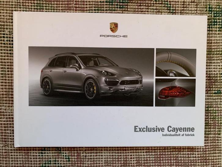 Brochure Porsche Cayenne Exclusive 2012 Nederlandstalig, Boeken, Auto's | Folders en Tijdschriften, Zo goed als nieuw, Porsche