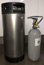 Nieuwe CO2 fles 2 kg - gevuld + SODA KEG, Nieuw, Ophalen of Verzenden, Soda keg cornelius vat bier co2