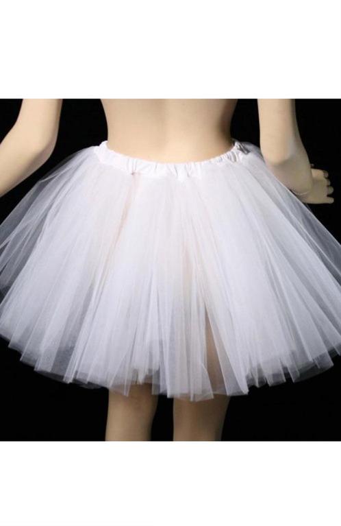 Witte Tutu Tule 68-98 Rokje Dunne Petticoat Tule Rok Kind, Kinderen en Baby's, Carnavalskleding en Verkleedspullen, Nieuw, Meisje