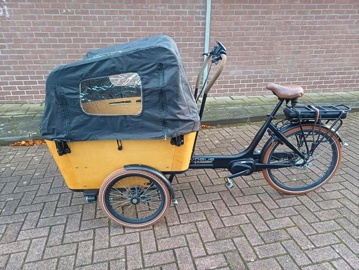 Elektrische Vogue Carry 3 bakfiets, Fietsen en Brommers, Fietsen | Bakfietsen, Gebruikt, 4 kinderen of meer, Ophalen
