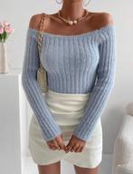 off shoulder trui, Verzenden, Nieuw, Lange mouw