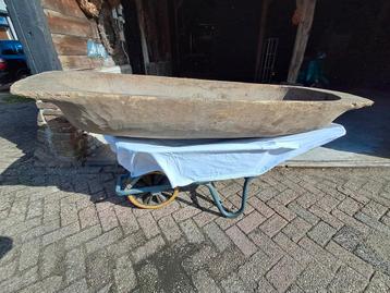 Antieke Houten Trog / Bak beschikbaar voor biedingen