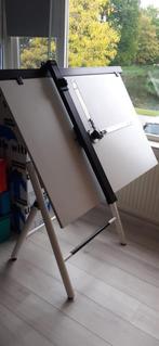 Tekentafel in hoogte verstelbaar, Doe-het-zelf en Verbouw, Tekentafels, Ophalen, Gebruikt, Minder dan 130 cm
