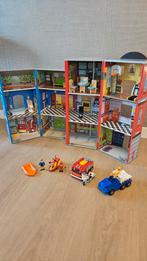 Brandweer Sam popjes en Kidskraft brandweerkazerne speelhuis, Ophalen, Gebruikt