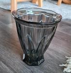 Mooie oude kristallen vaas met aparte kleur, Ophalen of Verzenden