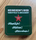 Heineken blikje met bierviltjes, Ophalen of Verzenden, Nieuw, Viltje(s), Heineken