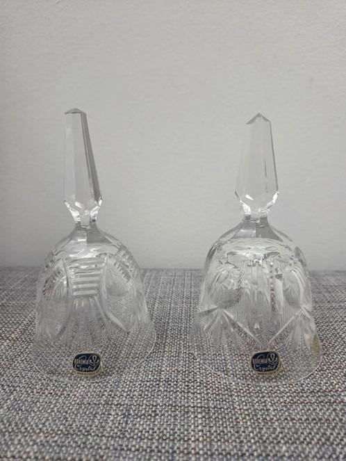 Bohemia kristal tafelbel, Antiek en Kunst, Antiek | Glas en Kristal, Ophalen of Verzenden