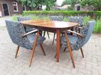 Complete eethoek '6-s ( A.A. Patijn ) Retro/Vintage/Design, Huis en Inrichting, Ophalen, Gebruikt, Vintage, 4 tot 6 stoelen