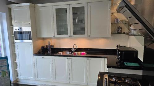 Keuken, Huis en Inrichting, Keuken | Complete keukens, Gebruikt, Hoekkeuken, Overige kleuren, Graniet of Steen, Hoogglans of Gelakt