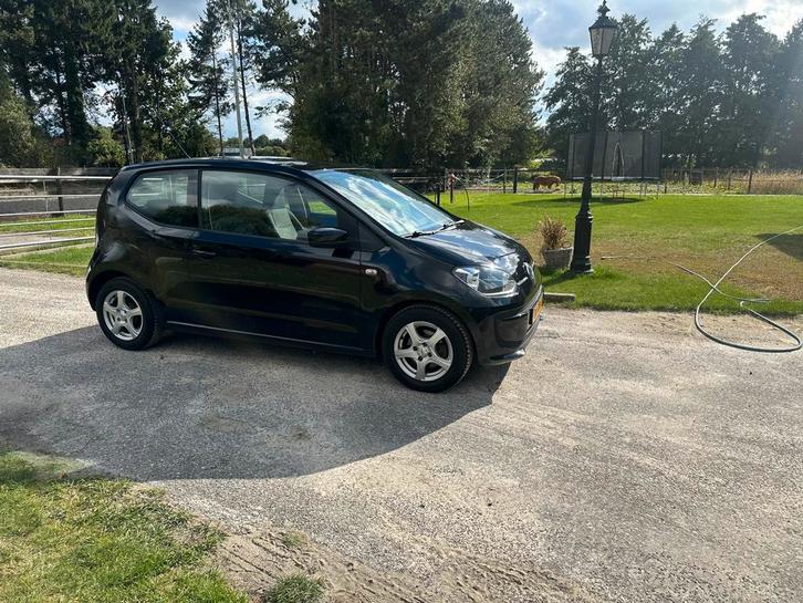 Volkswagen up! 1.0 44KW 2012 Zwart volledig onderhoudt gehad, Auto's, Volkswagen, Particulier, up!, ABS, Airbags, Airconditioning