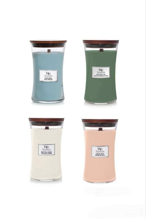 Woodwick geurkaars kaars, Huis en Inrichting, Woonaccessoires | Kandelaars en Kaarsen, Nieuw, Minder dan 25 cm, Overige materialen