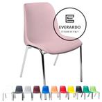 Stapelstoel Helene Roze kantinestoel pink kuipstoel nieuw, Overige kleuren, Everardo, Marconiweg 10 Zeewolde, Nieuw