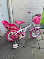 Leuke Minnie Mouse kinderfiets 12/14 inch, Ophalen, Gebruikt, Minder dan 16 inch, Zijwieltjes