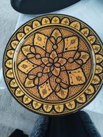 Marokkaans Couscous Bord Handgemaakt, Huis en Inrichting, Woonaccessoires | Schalen en Manden, Gebruikt, Schaal, Rond, Ophalen of Verzenden