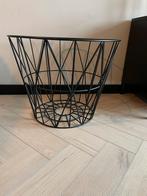 Ferm Living Wire basket medium (zwart), Overige materialen, Rond, Mand, Zo goed als nieuw