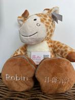 Geboorte knuffel geborduurd met naam, Ophalen of Verzenden, Nieuw, Kraamcadeau