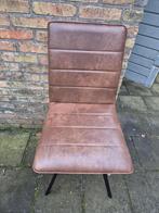 GRATIS BRUINE LEREN STOEL, Ophalen, Gebruikt, Bruin, Leer