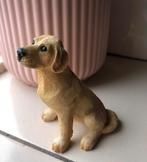 Honden Beeldje Vintage Labrador Golden Retriever, Ophalen of Verzenden, Zo goed als nieuw, Hond of Kat, Beeldje of Figuurtje