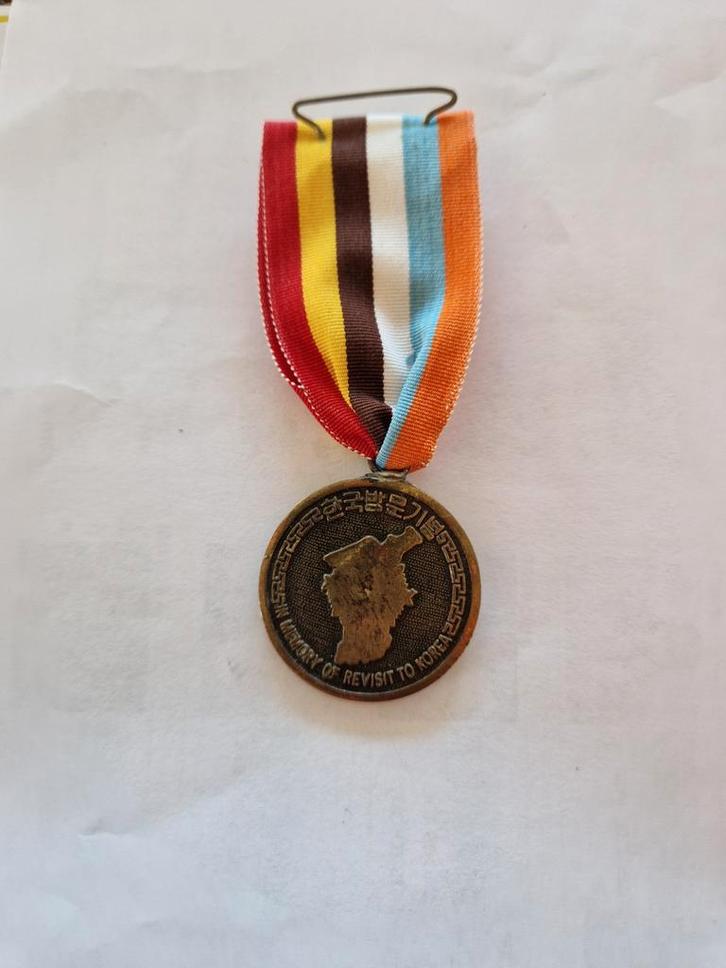 Korea Memorabilia Collectie, Verzamelen, Militaria | Algemeen, Overige soorten, Lintje, Medaille of Wings, Azië, Ophalen of Verzenden