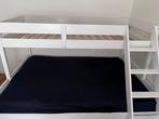 Houten Stapelbed 3 persoons + Matras Onderbed, Ophalen, Gebruikt, Stapelbed