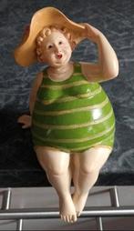 Beeldtje dame in zwempak, Ophalen, Zo goed als nieuw, Mens