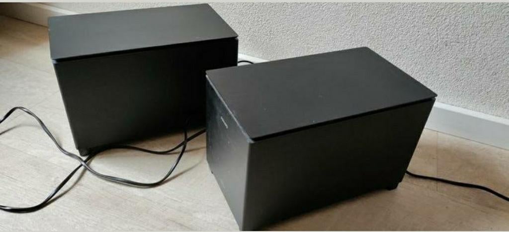 Philips,WIRELESS,SubWoofer,4 ohm,45 Watt,MCD388/12,Audio, Philips, Subwoofer, Ophalen of Verzenden, Zo goed als nieuw