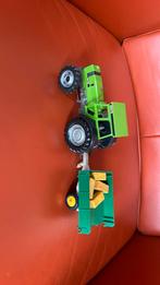 Deutz Fahr tractor met aanhangwagen met hooi balen, Ophalen of Verzenden, Gebruikt, Tractor of Landbouw, Overige merken