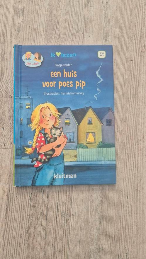 Katja Reider - Een huis voor poes pip, Boeken, Kinderboeken | Jeugd | onder 10 jaar, Zo goed als nieuw, Ophalen of Verzenden