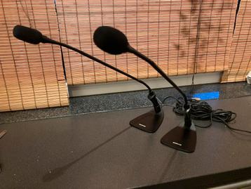 Shure CVG18 Tafelmicrofoons (2x) beschikbaar voor biedingen