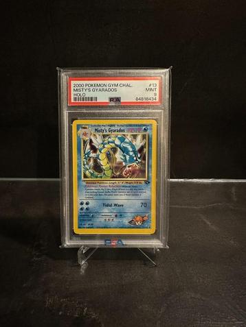 Pokémon Misty's Gyarados Holo - PSA 9 beschikbaar voor biedingen