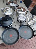ketels en pannen, Ophalen, Gebruikt, Rvs, Pannenset