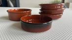 Set van 5 Vuurvaste Aardewerk Tapas Crème Brûlée Schaaltjes, Ophalen of Verzenden, Zo goed als nieuw