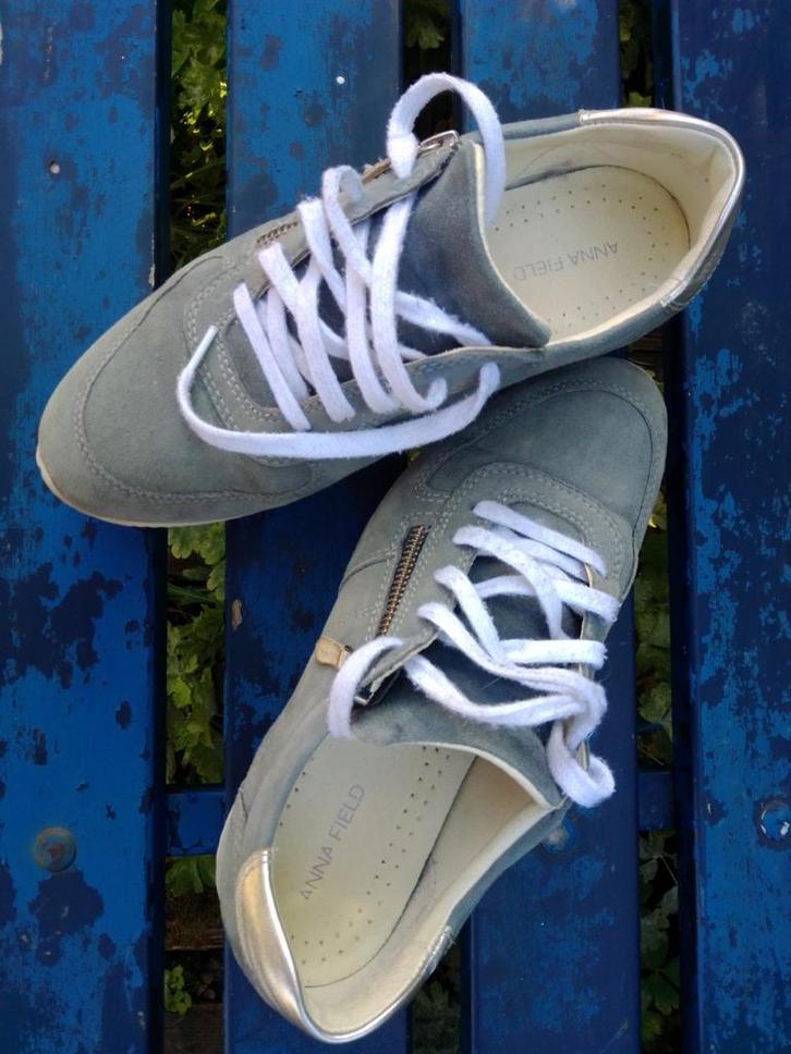 Comfort sneaker, Anna Field, blauw-grijs, mt38, Kleding | Dames, Schoenen, Gedragen, Sneakers of Gympen, Blauw, Ophalen of Verzenden