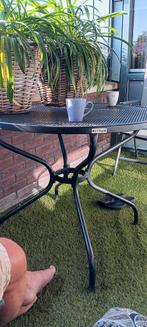 kettler tafel 90cm en 4 bijhorende stoelen + kussens, Tuin en Terras, Tuintafels, Ophalen, Gebruikt, Rechthoekig