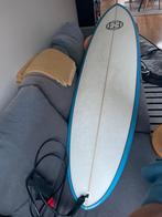 Surfboard blue 7’2 + boardbag, Watersport en Boten, Golfsurfen, Ophalen, Gebruikt, Shortboard, Met vinnen