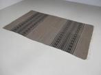 Fraai wollen Kelim kleed 2,30 x 1,35 vintage design 70s, Ophalen, Gebruikt, Zwart, 200 cm of meer