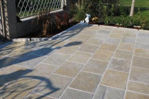 mediterraanse tuintegels Tandoor Yellow 60x90 cm gekapt, Tuin en Terras, Tegels en Klinkers, Nieuw, Terrastegels, Natuursteen
