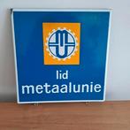 emaille reclamebord Metaalunie Langcat, Ophalen of Verzenden