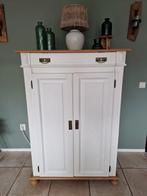 Computerkast grenen / wit, Huis en Inrichting, Kasten | Computermeubels, Ophalen, Gebruikt, 70 tot 120 cm