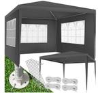 Partytenten  2 stuks 3x3 mtr  met ieder 3 zijwanden, Tuin en Terras, Partytenten, Ophalen, Gebruikt, Partytent, Minder dan 4 meter