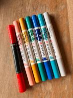 6 Ecoline duo tip markers + 1 Faber Castell duotip marker, Ophalen of Verzenden, Zo goed als nieuw, Overige typen